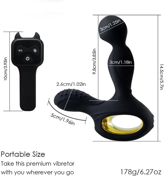 Anal | Lusty Age Wireless Heating Prostate Massager Anal Sex Toy