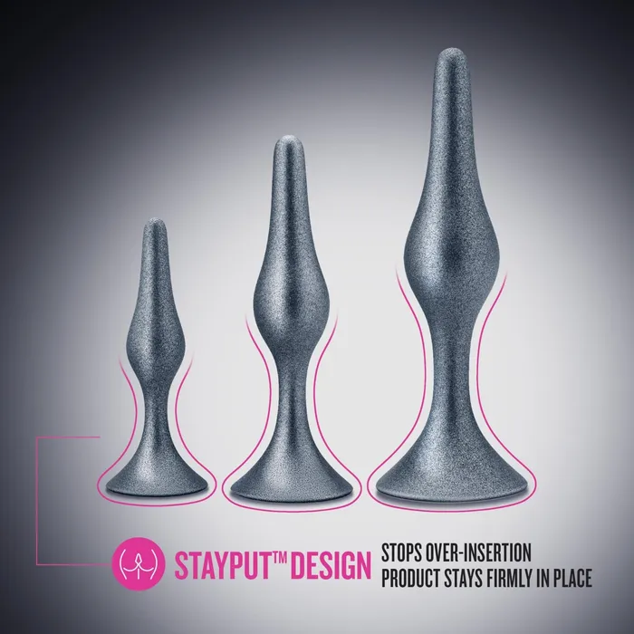 Blush Anal | Anal Adventures Matrix - Genesis Plug Kit -  Stellar Silver