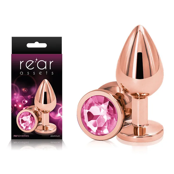 NS Novelties Anal Rear Assets Rose Gold Medium