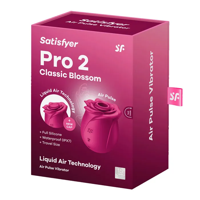 Satisfyer Pro 2 Classic Blossom Air Wave Clitoral Stimulator Satisfyer Vibrators