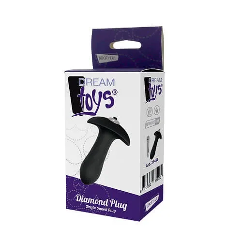 Male Sex Toys Diamond Textured Silicone Anal Vibrator Dream Toys
