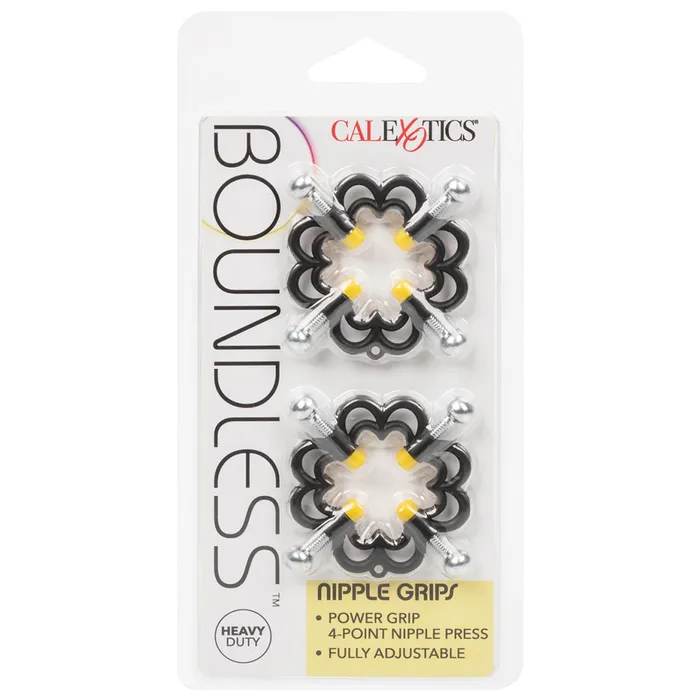 CalExotics Boundless 4Point Press Nipple Grips Nipple Clitoral Toys CalExotics Boundless 4Point Press Nipple Grips Nipple Clitoral Toys