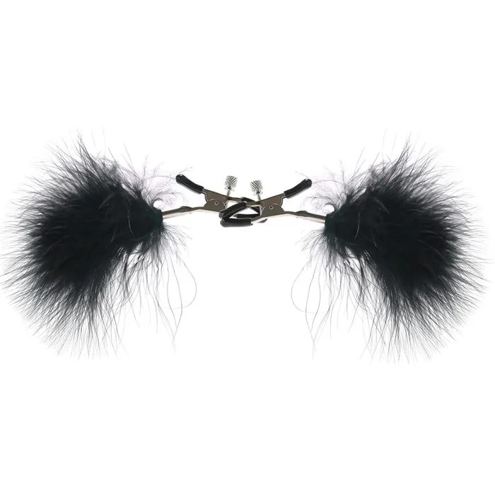 Nipple Clitoral Toys Sportsheets Feathered Nipple Clamps