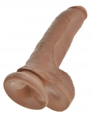 Pipedream Products King Cock 9 inches with Balls Tan Dildo Real Deal RD Dildos