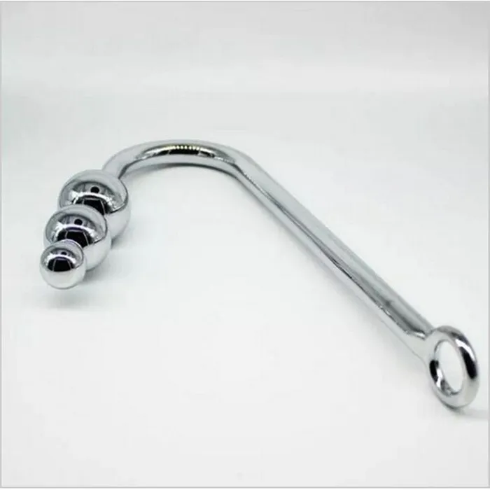 Black Emperor Anal Black Emperor Stainless Steel Anal Beads Hook Anal Toy
