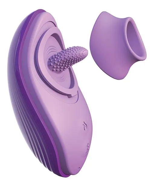 Fantasy For Her Silicone Fun Tongue Purple Pipedream Products Anal