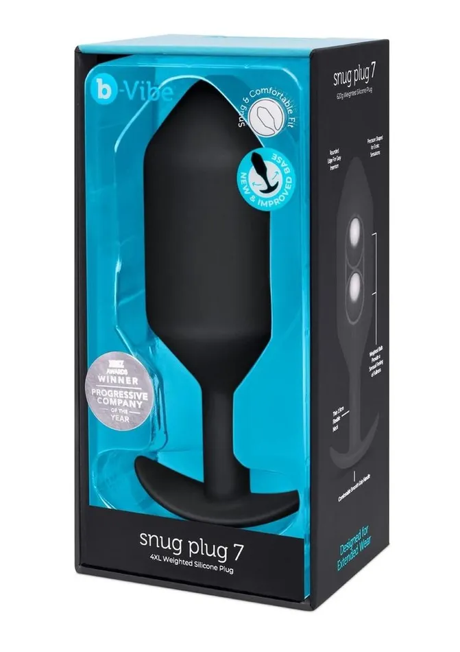 bVibe Anal BVibe Snug Plug 7 Silicone Weighted Anal Plug