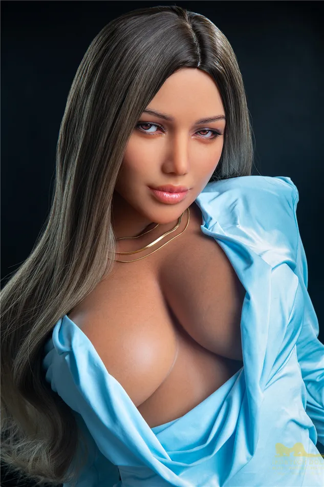 Irontech Doll Male Sex Toys 164cm5ft5 Fcup Silicone Sex Doll S13 Dark tanned