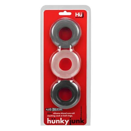 Male Sex Toys Oxballs Hunkyjunk HUJ3 CRing 3Pack Male Sex Toys Oxballs Hunkyjunk HUJ3 CRing 3Pack