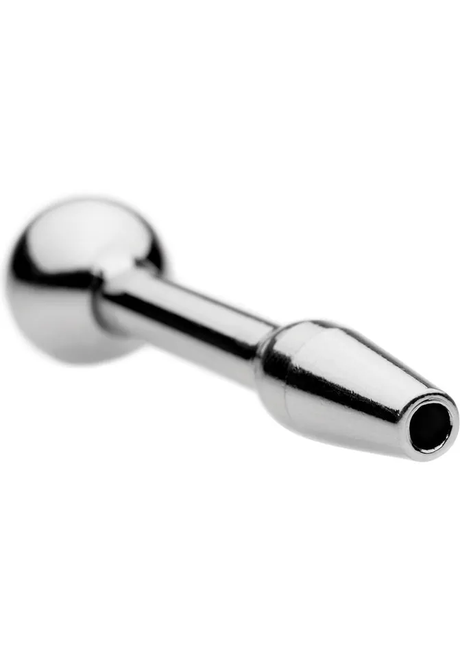 Master Series Male Sex Toys Master Series Chasm Stainless Steel CumThru Insert