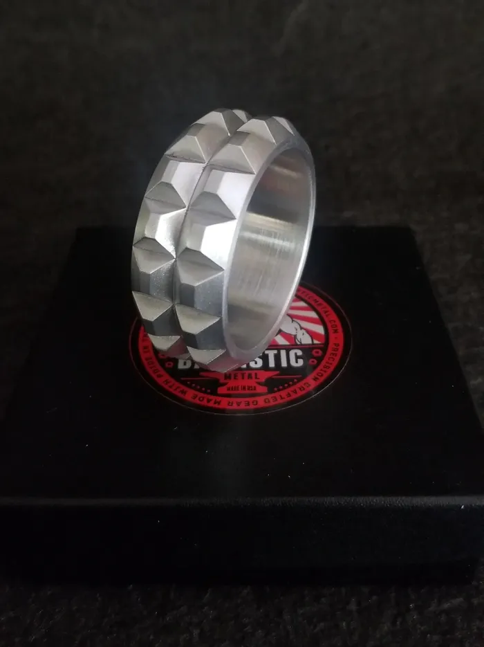Ballisticmetal Wholesale Ballistic Knobby Aluminum Cockring Cock Ring Male Sex Toys