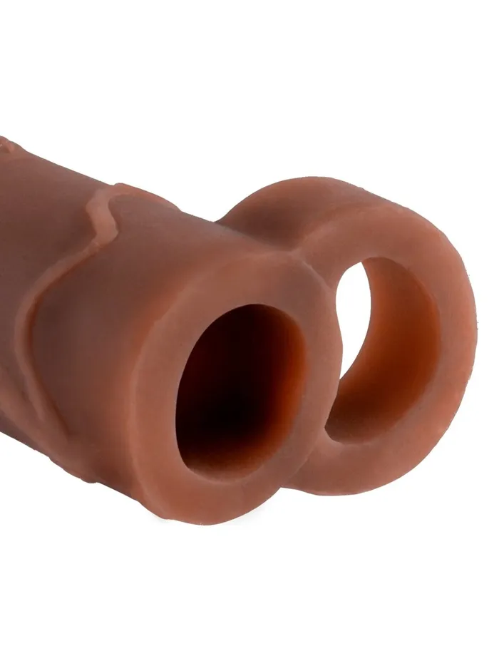 Pipedream Male Sex Toys Fantasy XTensions Perfect 2Inch Extension With Ball Strap Brown