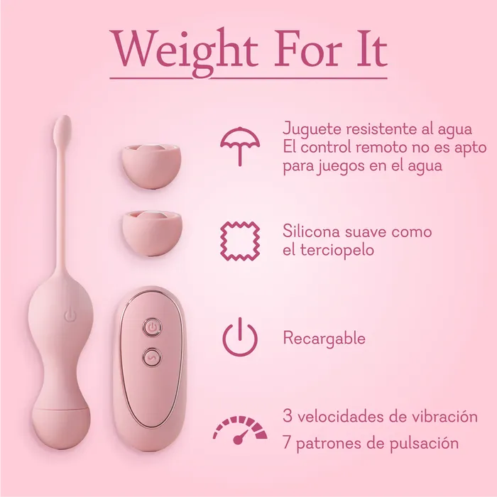 Pure Romance By Val Female Sex Toys Weight For It Kegel Pelvic Floor Exerciser 7 LEFT