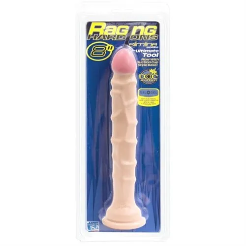 Raging Slimline With Suction Cup Inch Dong Doc Johnson Dildos
