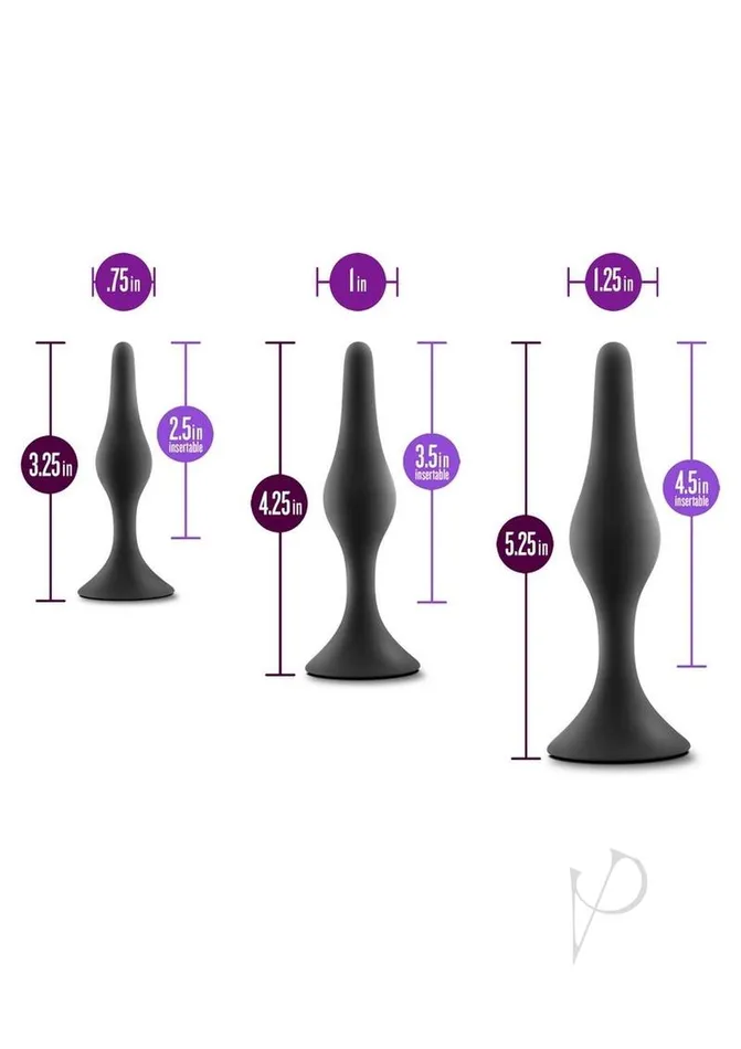 Anal Anal Adv Platinum Silicon Begin Plug Kit Anal Adventures