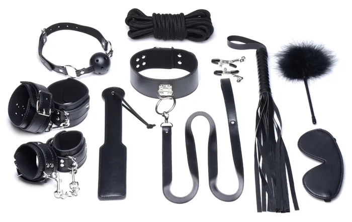 Couples Deluxe 10 Piece Bondage Set XR Brands