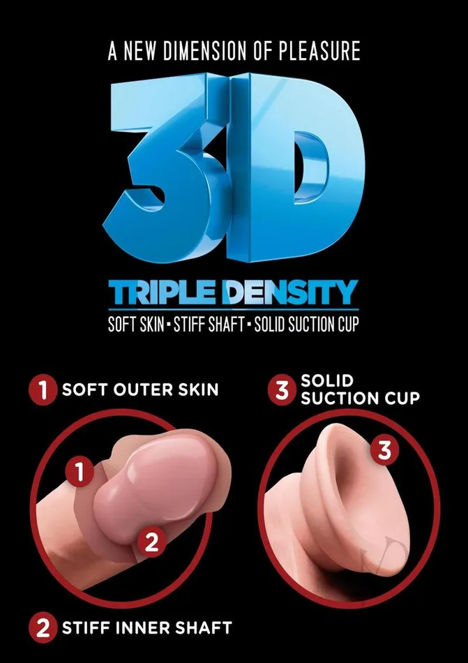 Dildos King Cock Kc Plus 6 Triple Density Cock Fls
